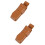 2Pcs Leather Harmonica Protective Cover Sleeve Holder 7