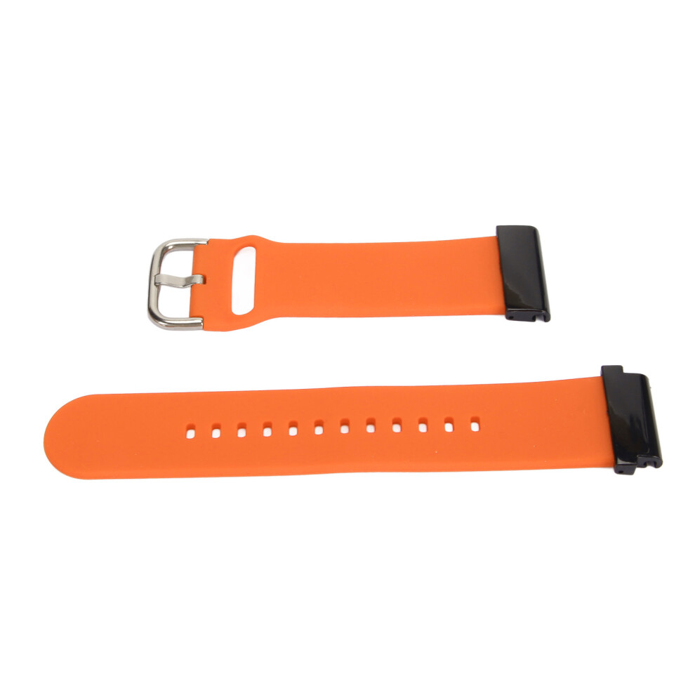 26Mm Silicone Watch Strap For Fenix 7X 6X 5X Vertix 2 Orange 7641388891885