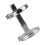 Silver Iron Fire Extinguisher Hanger Easy Install Wall Holder 5