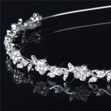 3X Braut Brautjungfer Blumen Blatt Muster Stirnband Hochzeit Tiara
