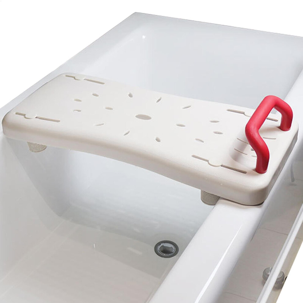 Adjustable Transfer Bench for Bathtub with Non Slip Seat and Safe Support for Elderly and Disabled