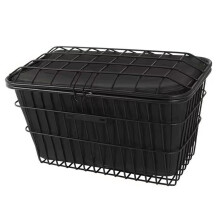 (Accessories with lid and inner liner) Adult Bike Basket - Front/Rear Large Capacity Storage