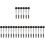 4 Count Eye Brow Brush Eyeliner Makeup Sponges Eyeshadow Brushes 2