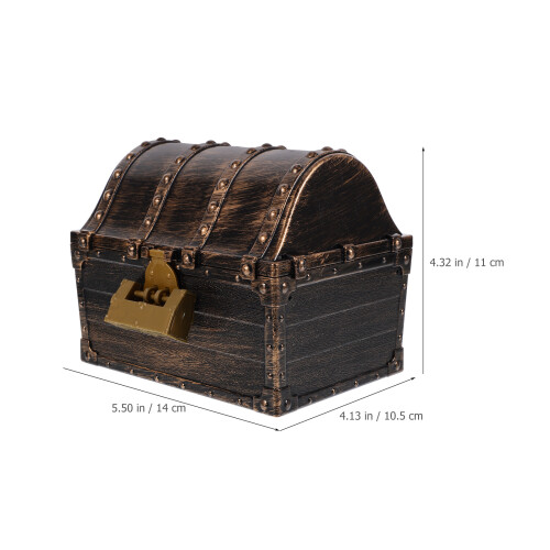 Small Treasure Box Multi-Function Pirate Chest Storage 1