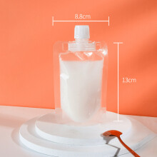 (Big mouth) Storage Bag with Pour Spout Seal Multi Purpose Food Bag for Cereals Corns Grains Beans