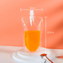 (Small) Storage Bag with Pour Spout Seal Multi Purpose Food Bag for Cereals Corns Grains Beans