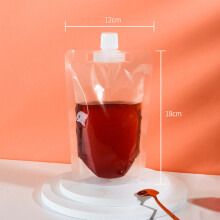 (Big mouth) Storage Bag with Pour Spout Seal Multi Purpose Food Bag for Cereals Corns Grains Beans