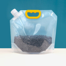 (Increase your mouth) Storage Bag with Pour Spout Seal Multi Purpose Food Bag for Cereals Corns Grains Beans