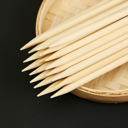 30 canetas de bambu para riscar com papéis e hastes para crianças 2