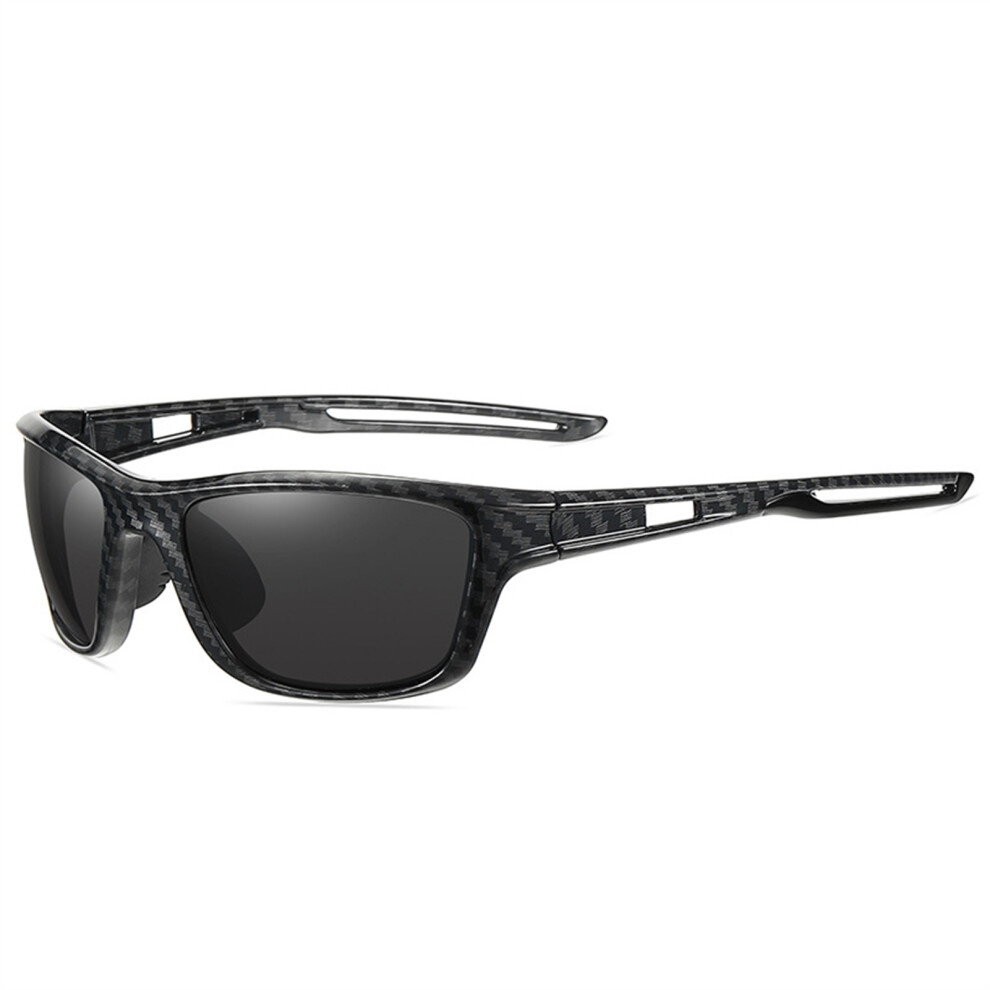 Penghui-Toys (Black Grey, Black Striped Frame) Polarized Sports Sunglasses For Men Women Youth Baseball Cycling Running Glasses