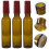 3 Teile Farbiges Grünes Glas Siegel 5