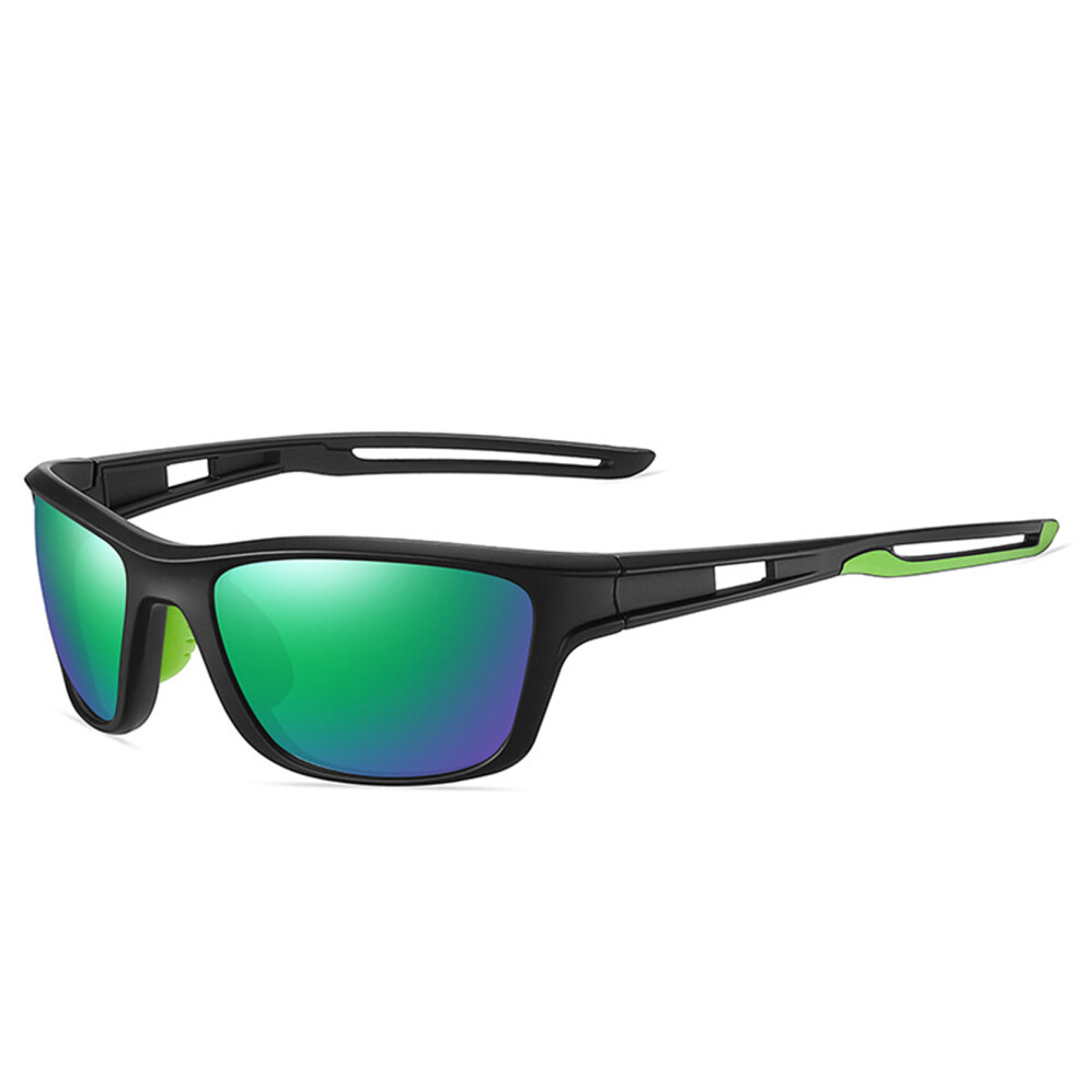 Penghui-Toys (Blue Green Sheet, Green Border) Polarized Sports Sunglasses For Men Women Youth Baseball Cycling Running Glasses