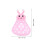 Storage Pouch Pink 1set 17x14in Polyester Pvc 2
