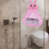 Storage Pouch Pink 1set 17x14in Polyester Pvc 10