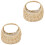 2Pcs Handcrafted Wicker Mini Flower Basket Beige for Home Display 3
