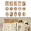 Type 2 Lace Stickers, 45 Pcs, Retro Style 1