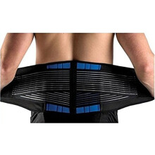 Lumbar Support Belt Deluxe Neoprene Back Brace with Adjustable Compression for Pain Relief XL