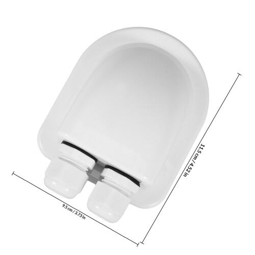 Boîte D'entrée De Câble ABS Double Trou Blanc Pour Toit Rv 1