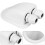 Boîte D'entrée De Câble ABS Double Trou Blanc Pour Toit Rv 10