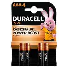 Duracell Plus 100% AAA 4pk (Pack of 10)