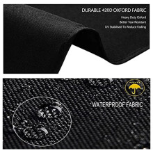 Patio Heater Covers with Zipper and Air Vent,Waterproof,Dustproof,Wind-Resistant,UV-Resistant,Snow-Resistant 221X85X48CM