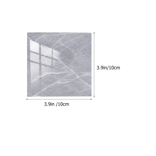10 sheets marbling tile stickers oil proof kitchen wall wallpaper 1
