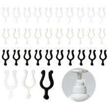 120Pcs Leakproof Pump Lock Clips for Travel Bottles Shampoo Lotion NoSpill Seal Clamp PP Material