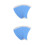 2Paquets Ruban Invisible Pour Extensions Cheveux Adhésif Bleu Durable 7