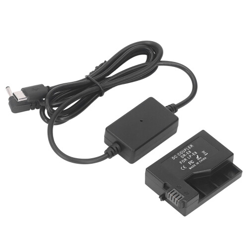 Dummy Battery Kit Type-C ABS 3.0x1.1mm for T2i/T3i