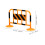 8Pcs Micro Landscape Mini Traffic Fence For Sand Table 2