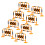 8Pcs Micro Landscape Mini Traffic Fence For Sand Table 10