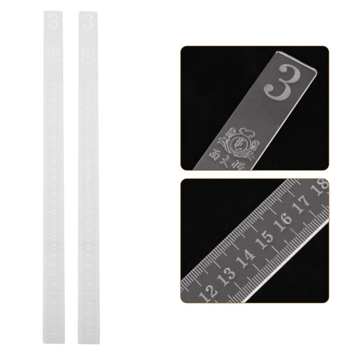 2Pcs Cookie Balance Rulers Dough Thickness Measuring Kit 2