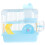 1Pc Multifunctional Blue Pet House Double Layer Cage for Small Pets 6