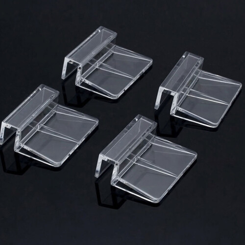 6 Pezzi Supporto Fermacoperchio In Acrilico Per Acquario 8 Mm 1