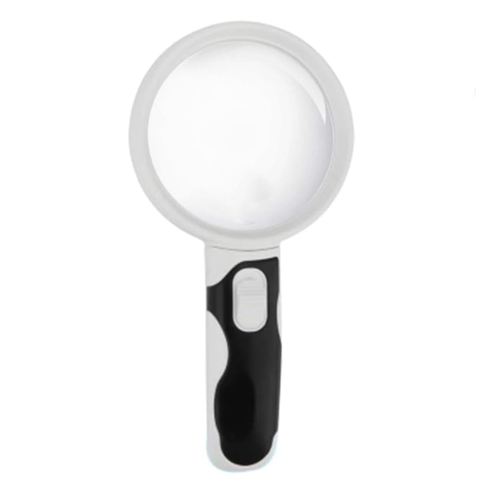 Magnifying Glass with Light, Clear 5X Lens for Jewelry, Coin Inspection and Reading for Seniors