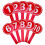 10 unidades placas pontuação com alças, numéricas e portáteis 2