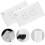 3Pcs Childproof Wall Outlet Socket Safety Covers Easy Install for Home 3