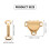 150Pcs DIY Skirt Hook Set Copper Sewing Hooks in Assorted Colors 4