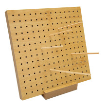 Crochet Blocking Board with 6 Pins, Wooden, 3mm Holes, S Size