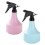 2Pcs Plastic Spray Bottles Fine Mist Sprayer Assorted Color Reusable 4