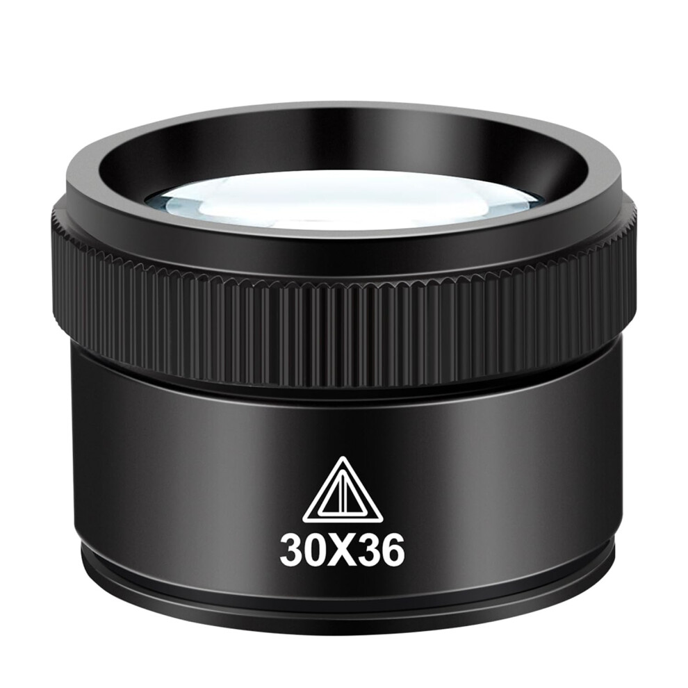 30X Jewelry Loupe Magnifying Glass for Coins Stamps Crafts  and Precision Detail Viewing