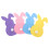 4 Pcs Silverware Toddler Toys Easter Bunny Tableware 9