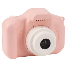 Kids Camera Pink 200mAh Portable HD Video Recorder with Lanyard