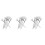 18Pcs White Sleeping Mask Brush Soft Bristles Makeup Supplies 4
