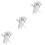 18Pcs White Sleeping Mask Brush Soft Bristles Makeup Supplies 5