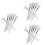 18Pcs White Sleeping Mask Brush Soft Bristles Makeup Supplies 6