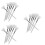 18Pcs White Sleeping Mask Brush Soft Bristles Makeup Supplies 7