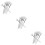 18Pcs White Sleeping Mask Brush Soft Bristles Makeup Supplies 9