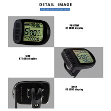 5X Ebike KT-LCD5 Display 24V36V48V72V 5 Pin Waterproof Connector Display for Intelligent Control Panel