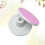 1Pc Revolving Pink Cake Stand for Bakery Cake Decorating Use 4